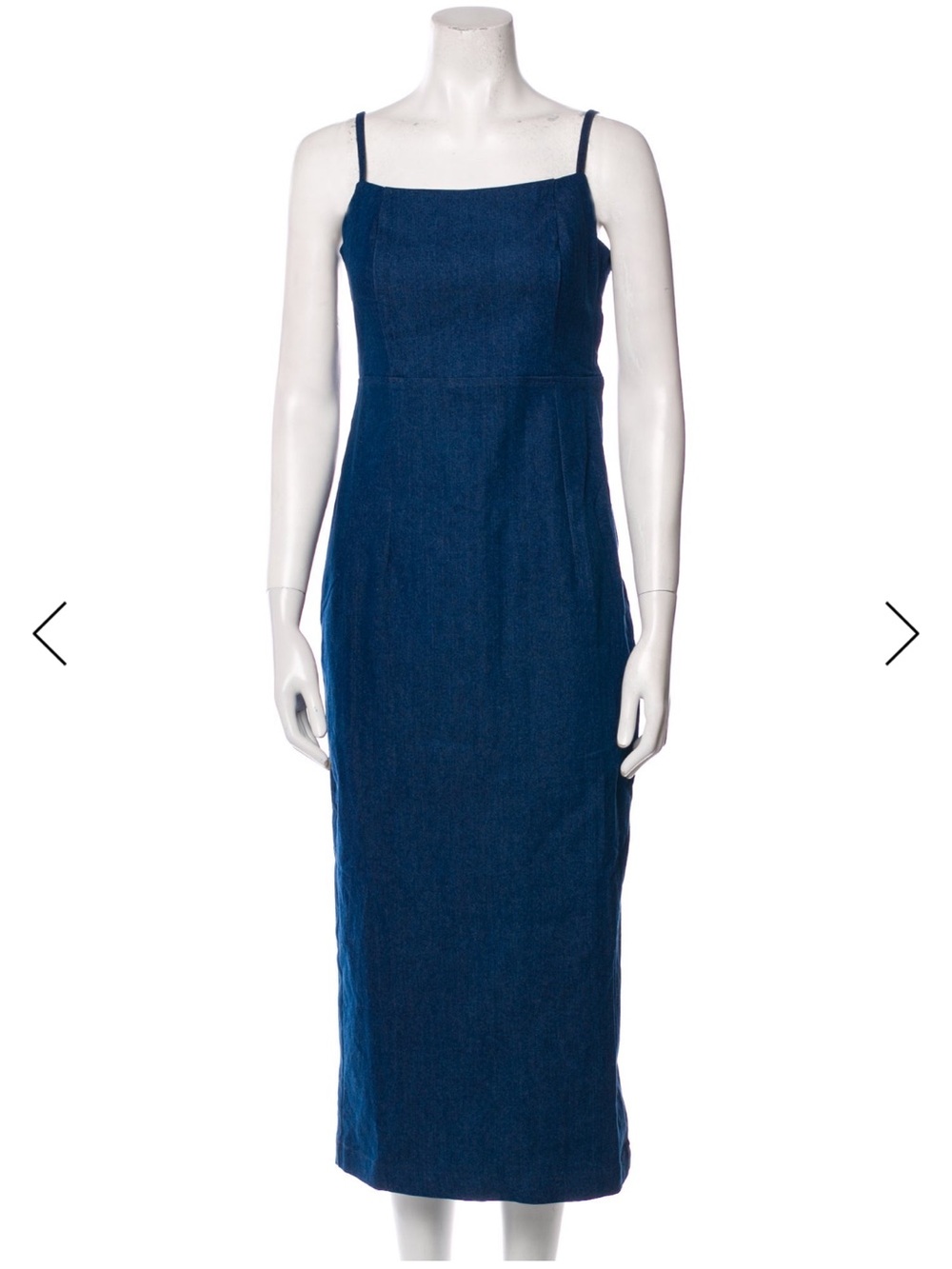 Jason Wu Dark Blue Denim Midi Pencil dress Sz xs